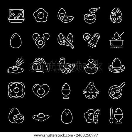 Similar – Image, Stock Photo on the egg theme | The little bit of forest doesn’t make the cabbage fat either.