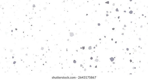 Textura de casca de ovo com sutis manchas cinzentas. Uma superfície com manchas granuladas, partículas orgânicas. Fundo estético terrazzo para têxteis, papéis de parede, papel de embrulho, pano de fundo, capa, tecido.