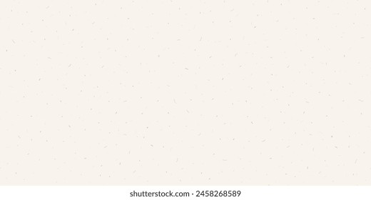 Eggshell texture. Vector grainy background. Speckled effect, kraft seamless pattern. Eco ecru wallpaper with flecks. Horizontal illustration. Organic material. Craft recycle paper.