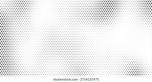 Gradiente crudo con textura de cáscara de huevo con un suave fondo beige pastel. Patrón de Vector punteado contemporáneo, que recuerda al grano de papel fino