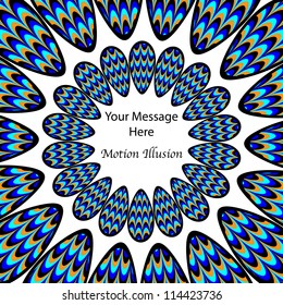 Eggspanding Universe    (motion illusion with space for text)