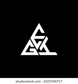 EGI letter logo creative design with vector graphic, EGI simple and modern logo. EGI luxurious alphabet design  