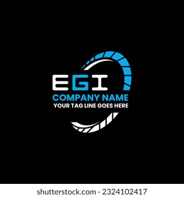 EGI letter logo creative design with vector graphic, EGI simple and modern logo. EGI luxurious alphabet design  
