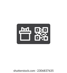 e-gift card icon symbolizing digital gift vouchers. Use this e-gift card icon to promote gifting options and increase sales on your ecommerce platform.