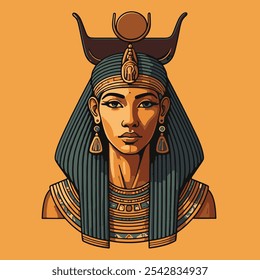 Egiptian hieroglyphic style vector illustration ancient egypt