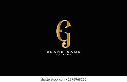 EGJ, EJG, GEJ, GJE, JGE, JEG, EJ, JE, Abstract initial monogram letter alphabet logo design