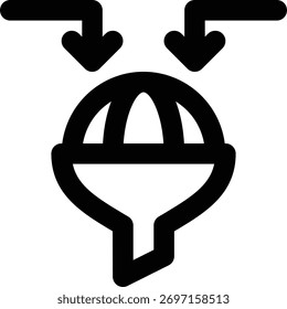 Egress-Filter, Filter, Netzwerk-Gliederungssymbol