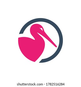 diseño del logotipo de los animales de egret en su empresa