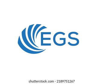 Egs Letter Logo Design On White Stock Vector (Royalty Free) 2189751267 ...