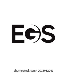 EGS monogram initial letters logo Design Vector