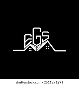 EGS Real State logo design, EGS simple and modern logo. EGS luxurious alphabet design  