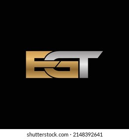 EGT Luxury Initial Letters Monogram Logo