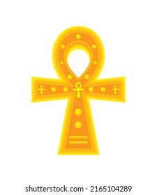 egypt ankh culture icon isolated