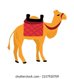 Egypt composition with isolated image of ancient egyptian antiquity on blank background vector illustration