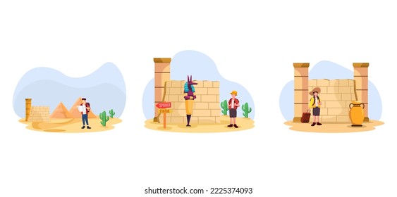 Egipto destruye diseño de paquete plano