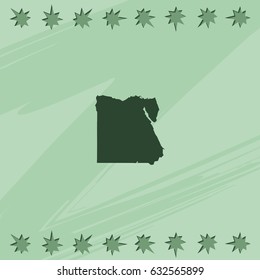 Egypt detailed map.