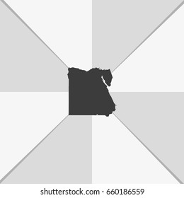 Egypt detailed map.
