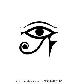 Egypt egyptian eye icon egypt set