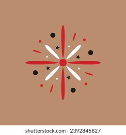 Egypt Element Independence Day Illustration Design Vector