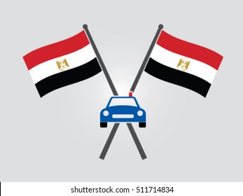 Egypt Emblem Cop Police