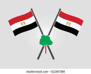 Egypt Emblem Tree Jungle