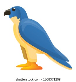 Egypt falcon icon. Cartoon of Egypt falcon vector icon for web design isolated on white background