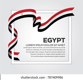 Egypt flag background