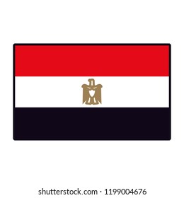 Egypt flag emblem