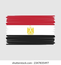Egypt flag icon vector illustration