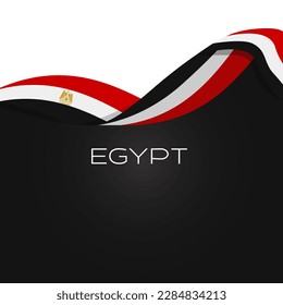 Bandera de Egipto: Vector de banderas de bandera Plantillas de ilustración