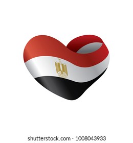 Egypt flag, vector illustration