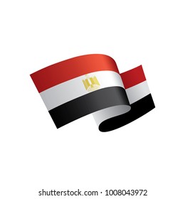 Egypt flag, vector illustration