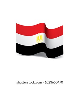 Egypt flag, vector illustration