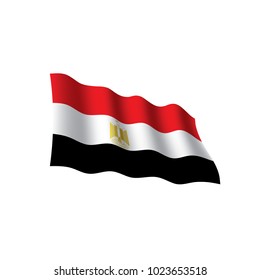 Egypt flag, vector illustration