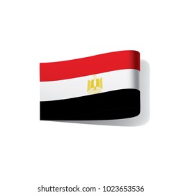 Egypt flag, vector illustration