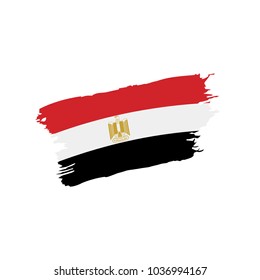 Egypt flag, vector illustration