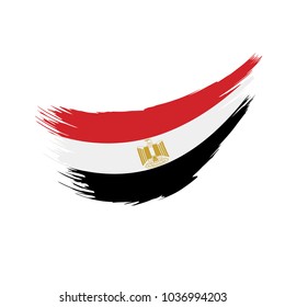 Egypt flag, vector illustration