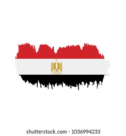Egypt flag, vector illustration