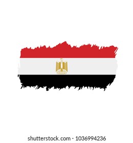 Egypt flag, vector illustration