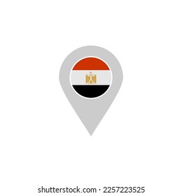 Egypt flags icon set, Egypt independence day icon set vector sign symbol