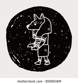 egypt god doodle