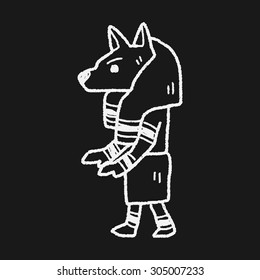 egypt god doodle