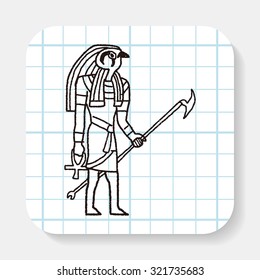 Egypt god doodle