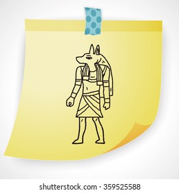 egypt god doodle