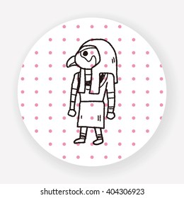 egypt god doodle