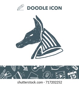 egypt god doodle
