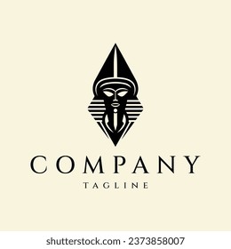 Egypt god logo design vector illustration