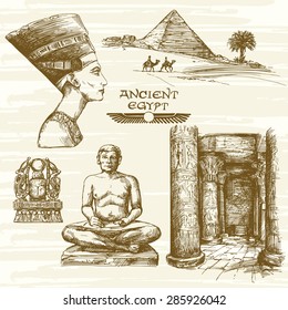 Egypt - hand drawn set