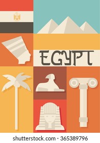 Egypt icon set