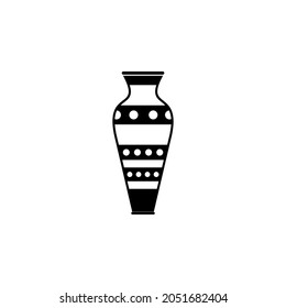Egypt jug icon in egypt set